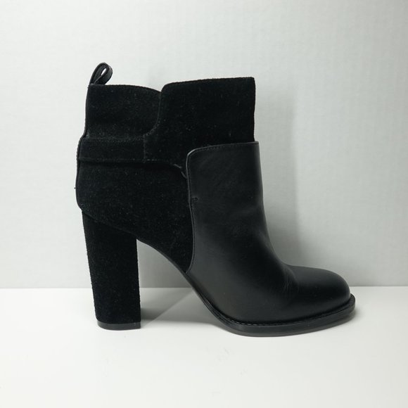 Nine West Leather and Suede Booties Size 6.5 - Picture 5 of 5